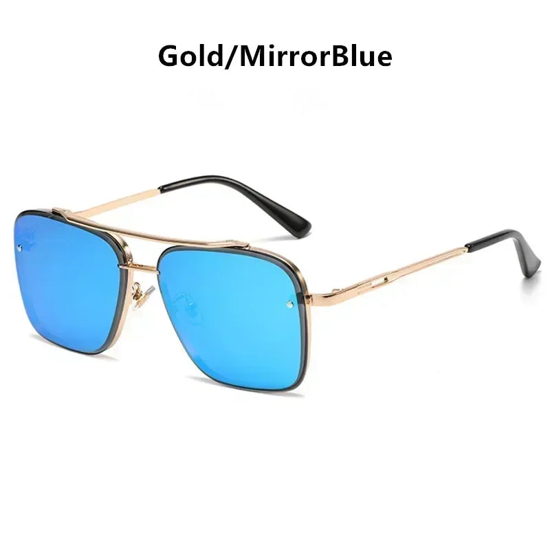 Fashion Square Pilot Sunglasses – Men & Women | UV400 Gradient Lenses