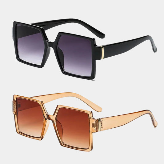 ZUPHAR™ Oversized Gradient Square Sunglasses