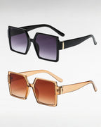 ZUPHAR™ Lunettes de soleil carrées oversize à verres dégradés