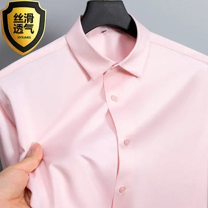ZUPHAR Men's Wrinkle-Free Smart Casual Shirt