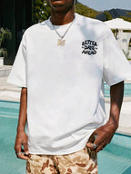 ZUPHAR™ T-shirt oversize en coton Better Days Ahead