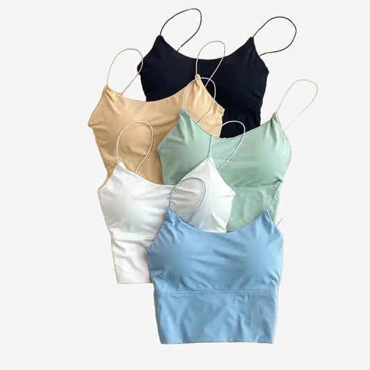 ZUPHAR™ Seamless Strappy Crop Tank Top