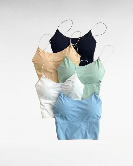 ZUPHAR™ Seamless Strappy Crop Tank Top