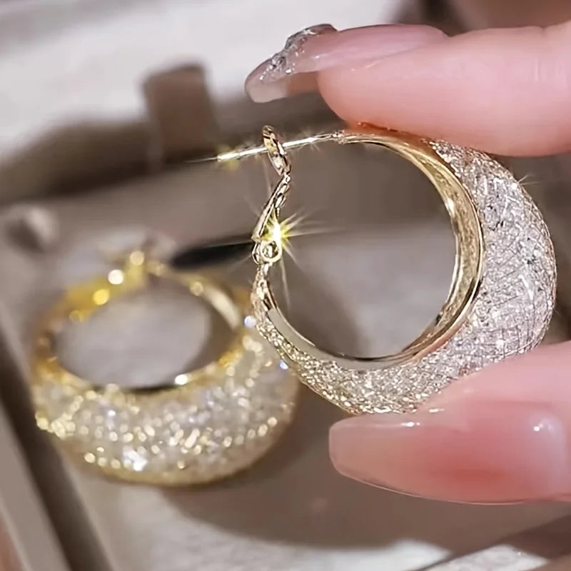 ZUPHAR Classic Round Hoop Earrings – Timeless Fashion Jewelry