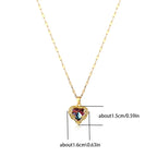 Crystal Heart Pendant Necklace