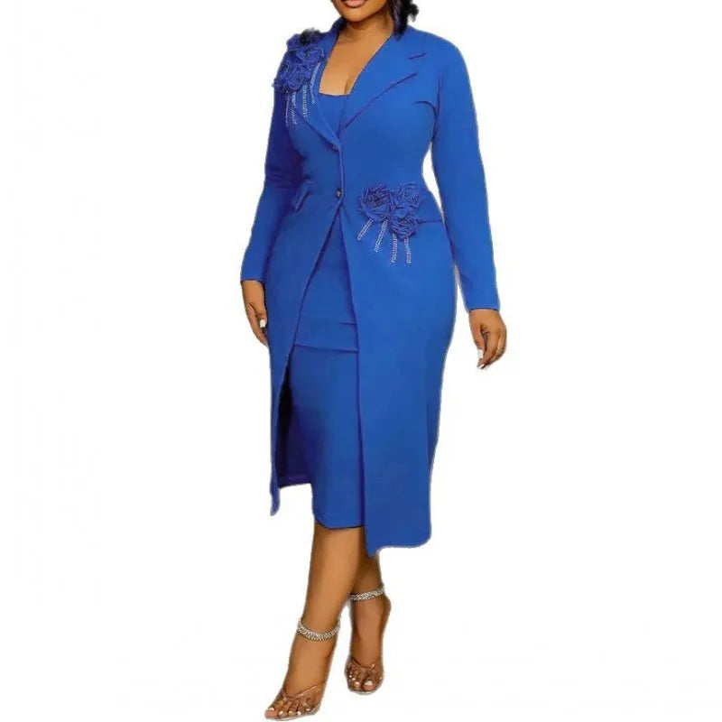 ZUPHAR™ Elegant Appliqué Pencil Dress