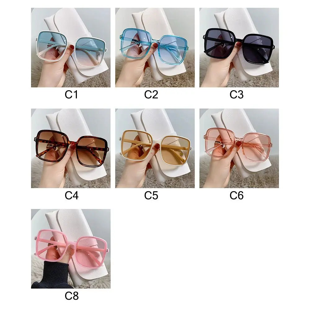 ZUPHAR™ Oversized Tortoise Square Sunglasses – UV Protection