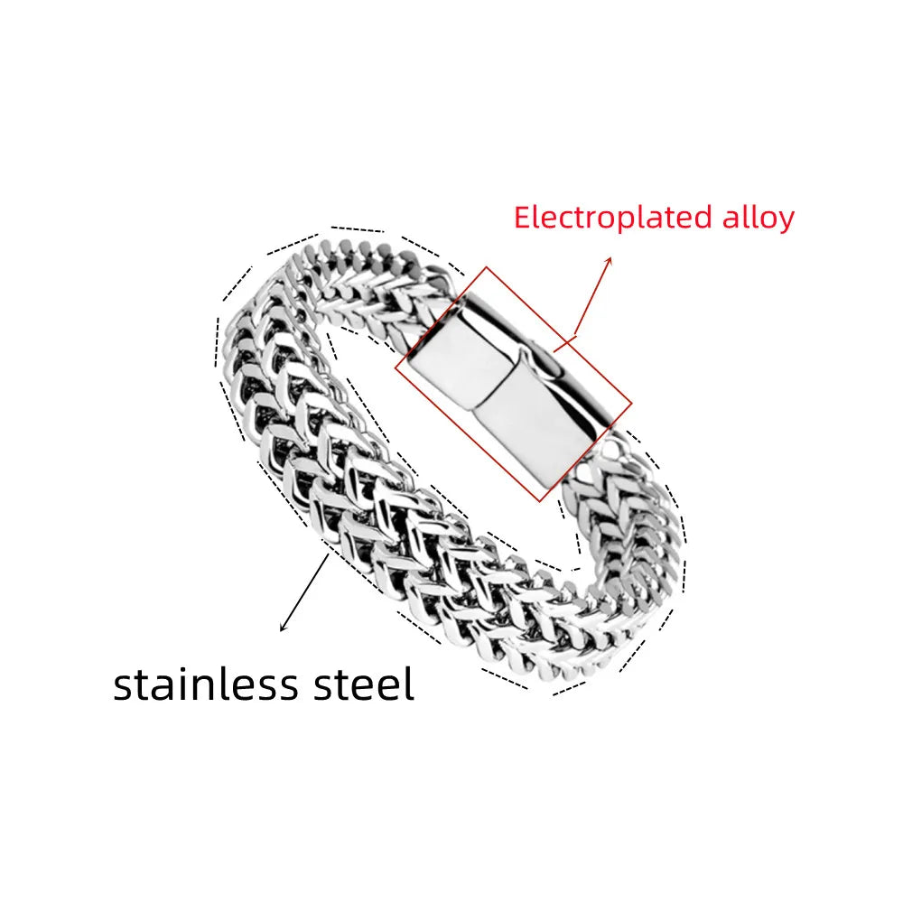 ZUPHAR™ Magnetic Stainless Steel Chain Bracelet