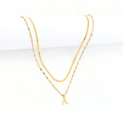 Initial Letter Necklace Set for Women — Gold & Silver | ZUPHAR