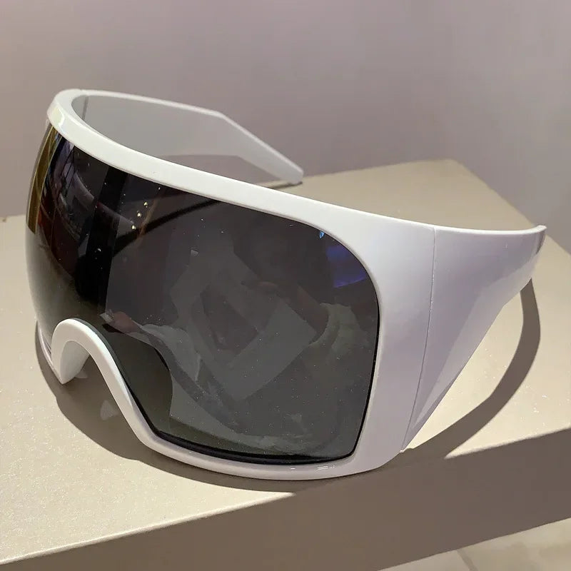 Y2K Oversized Punk Wrap Sunglasses — Women | ZUPHAR