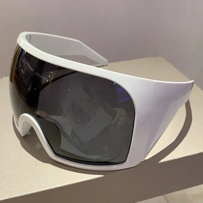Y2K Oversized Punk Wrap Sunglasses — Women | ZUPHAR