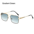 Double Bridge Cut-Edge Sunglasses UV400 — Unisex Gradient Shades | ZUPHAR