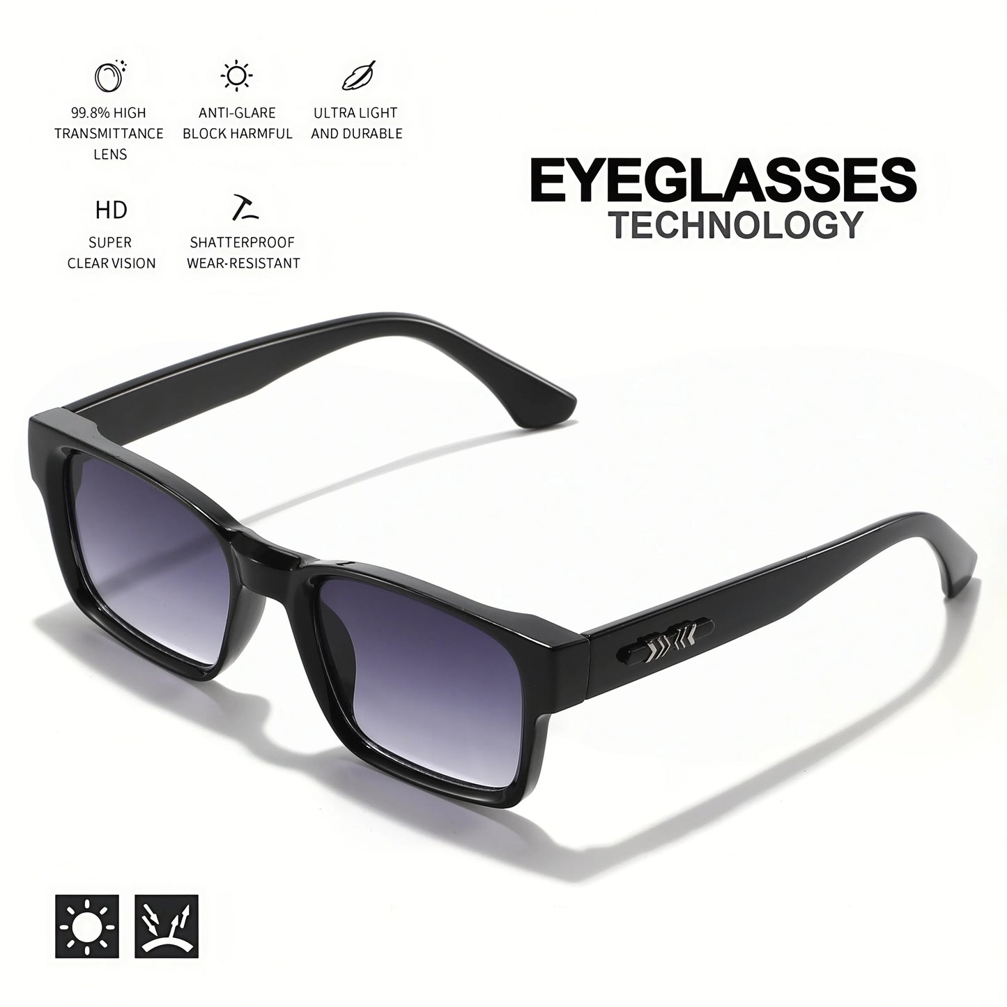 ZUPHAR™ Retro Square UV400 Sunglasses