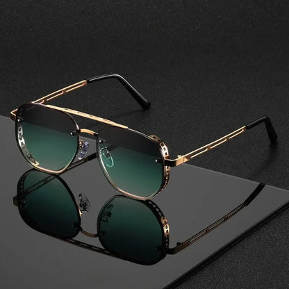 ZUPHAR™ Luxe Gold Mirror Sunglasses for Women