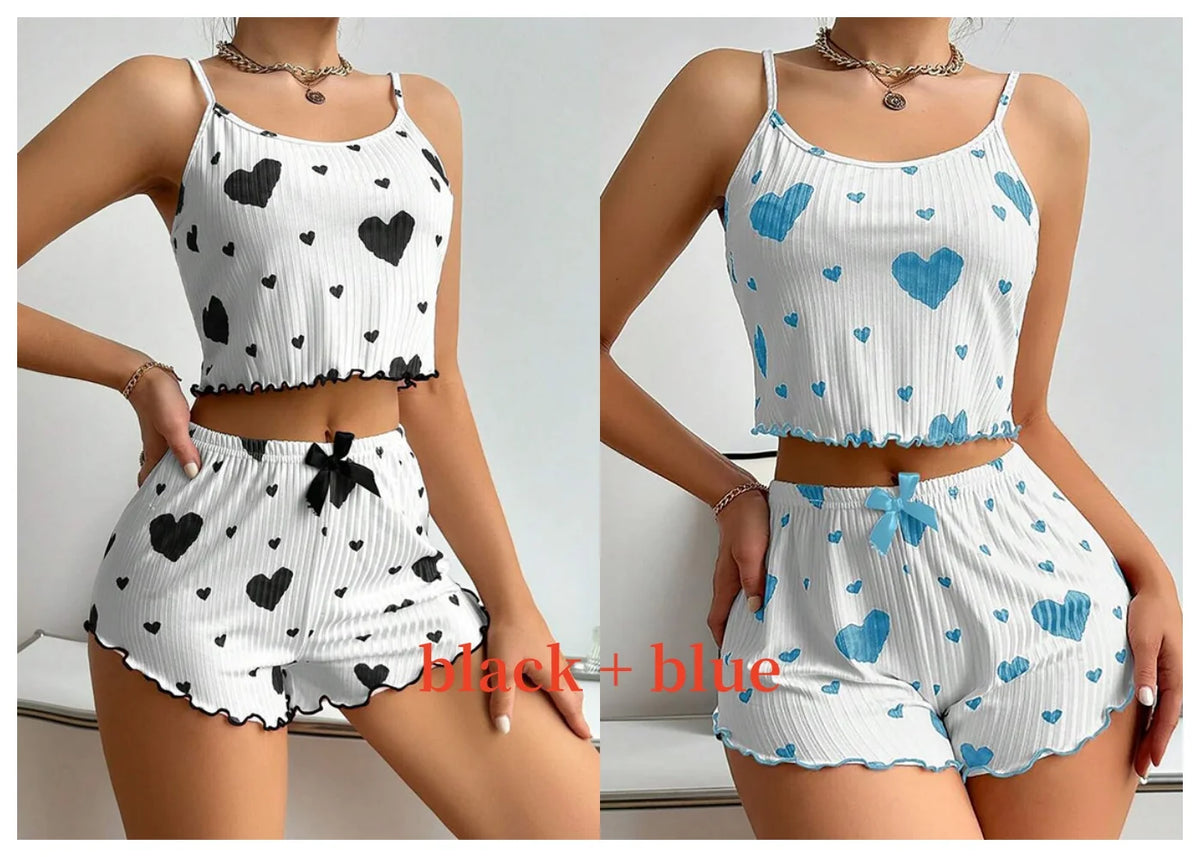 ZUPHAR™ Women’s Summer Pajama Shorts Set