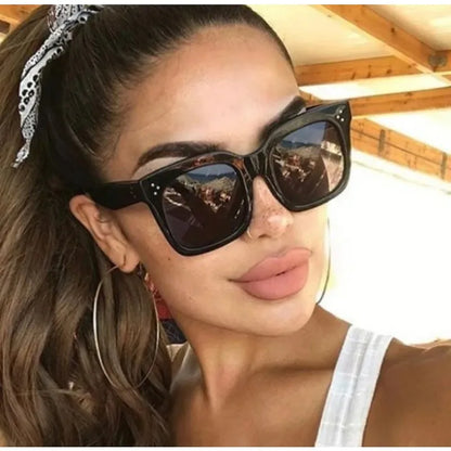 ZUPHAR Retro Square Sunglasses - Big Frame Gradient Lenses | Unisex