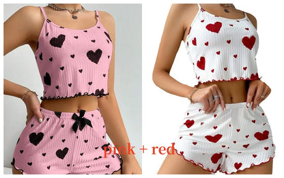 ZUPHAR™ Women’s Summer Pajama Shorts Set