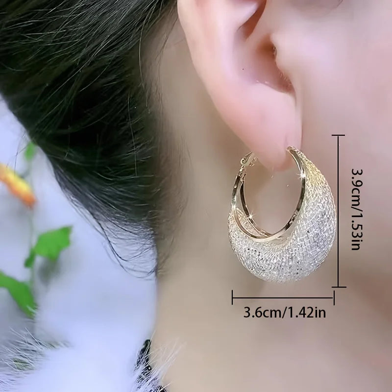 ZUPHAR Classic Round Hoop Earrings – Timeless Fashion Jewelry