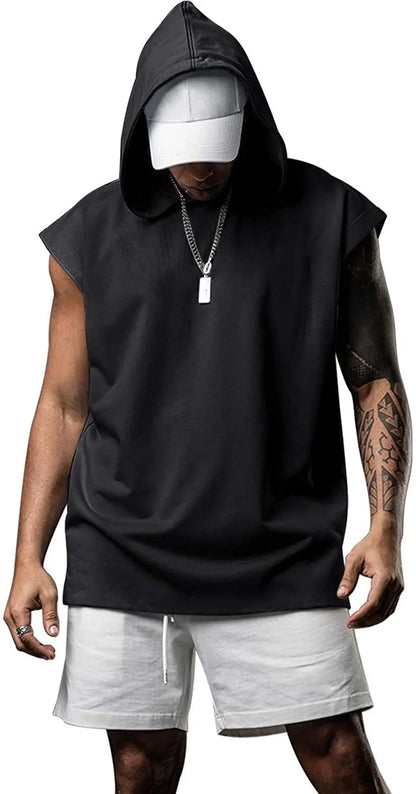 ZUPHAR™ Streetwear Sleeveless Hooded Tank Top