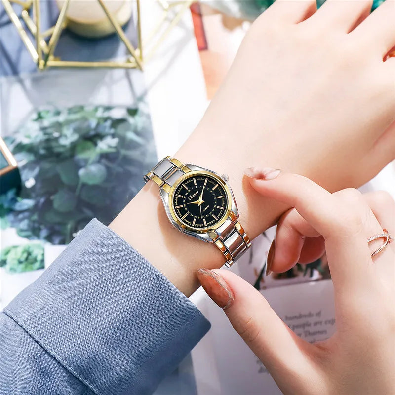 ZUPHAR™ Women Two-Tone Quartz Watch