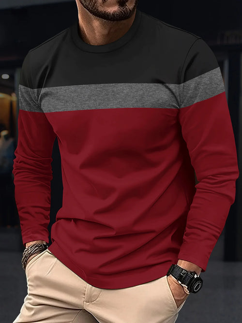 ZUPHAR™ Men's Long Sleeve Casual T-Shirt – Breathable & Comfortable