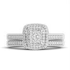 2-Piece Moissanite Bridal Ring Set