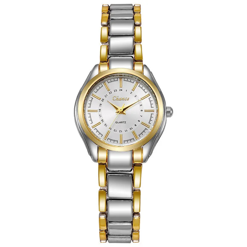 ZUPHAR™ Women Two-Tone Quartz Watch