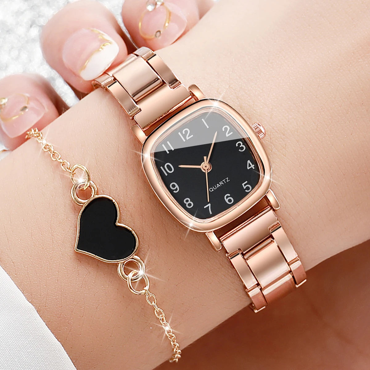 ZUPHAR™ Elegant Quartz Watch & Bracelet Set