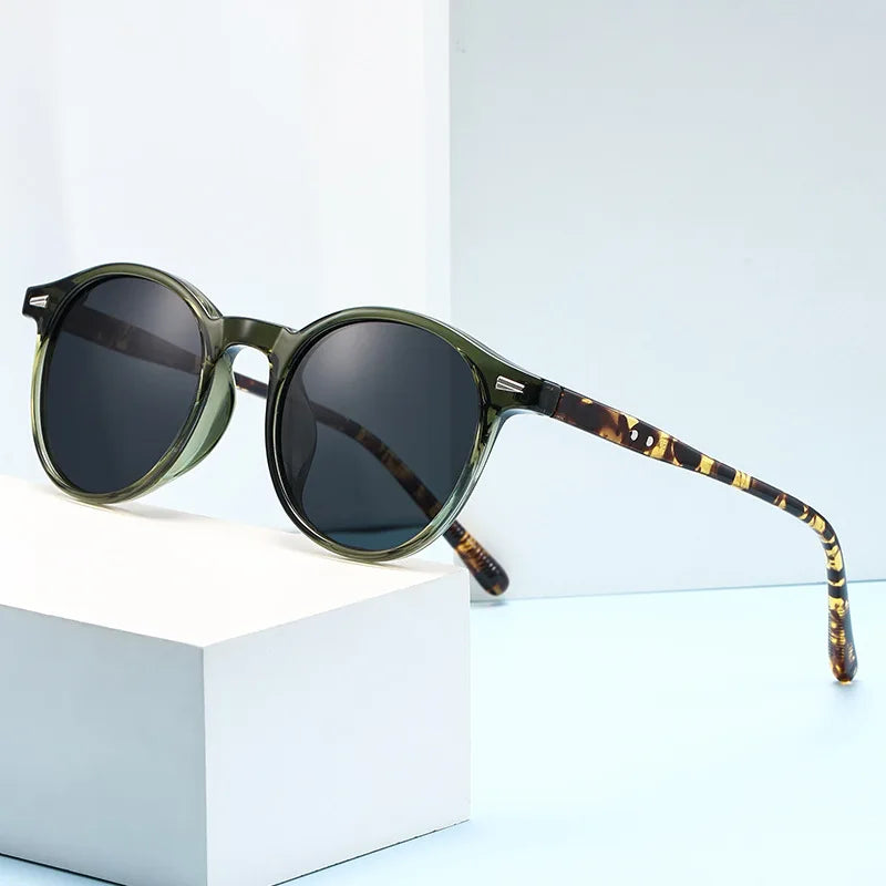 Vintage Round Sunglasses for Women & Men — Mirror Lenses | ZUPHAR