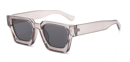 Steampunk Square Sunglasses — Photochromic UV400 Retro Punk Shades | Unisex