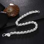 ZUPHAR™ 925 Sterling Silver Cuban Link Bracelet