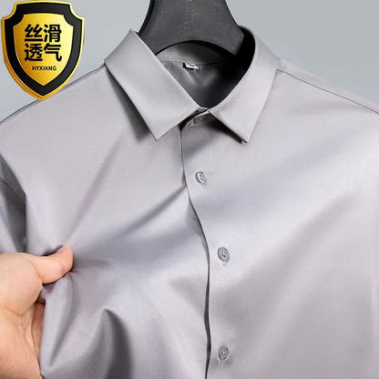 ZUPHAR Men's Wrinkle-Free Smart Casual Shirt