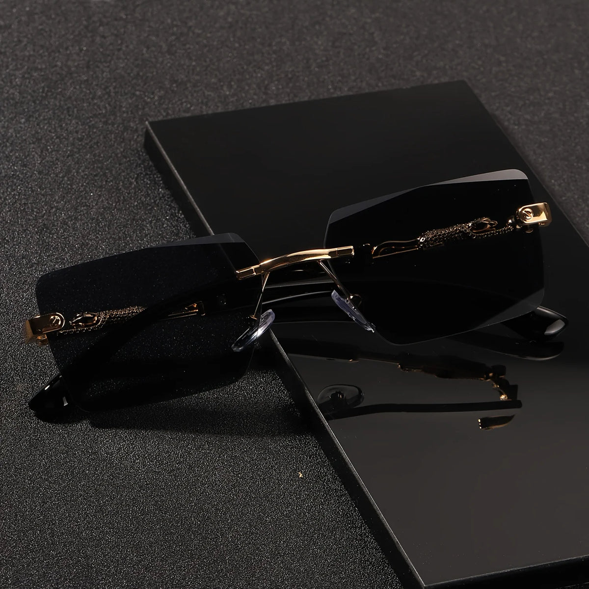 ZUPHAR™ Luxe Rimless Square Sunglasses for Women