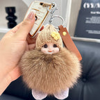 Fluffy Doll Keychain