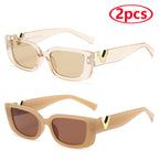 ZUPHAR™ Lunettes de soleil rectangulaires UV400 pour femme