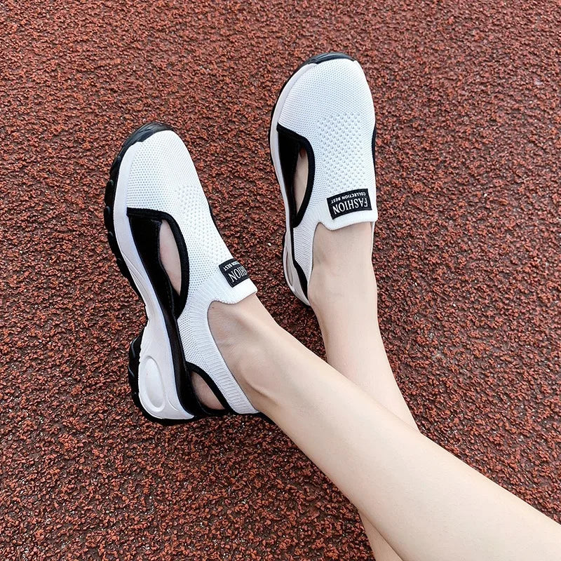 Women’s Cutout Slip-On Sneakers