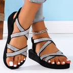 ZUPHAR™ Sparkle Platform Sandals for Women