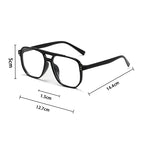 ZUPHAR™ Lunettes de soleil carrées miroir – Unisexe