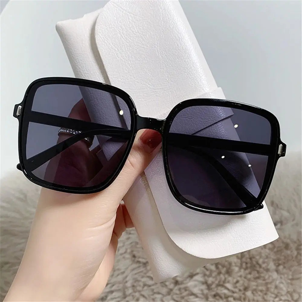ZUPHAR™ Oversized Tortoise Square Sunglasses – UV Protection