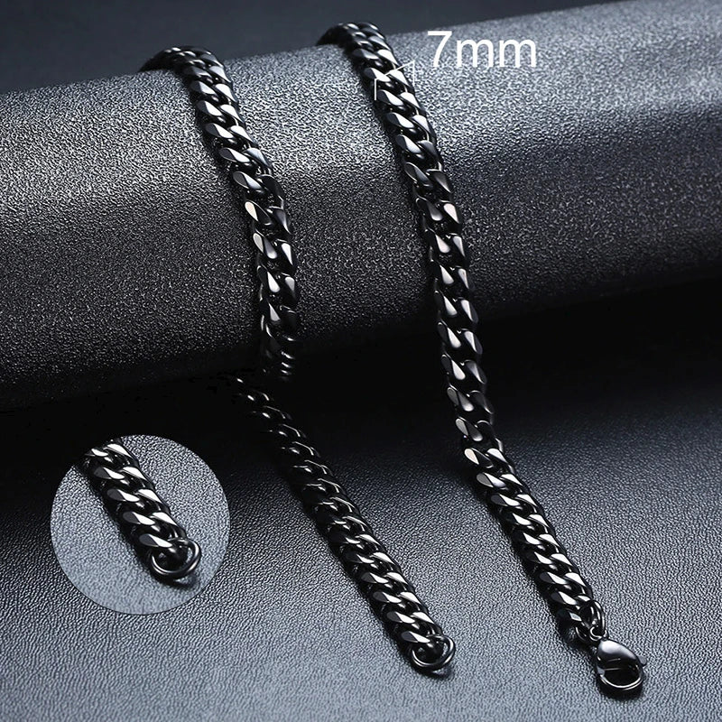ZUPHAR™ Diamond-Cut Stainless Steel Curb Chain