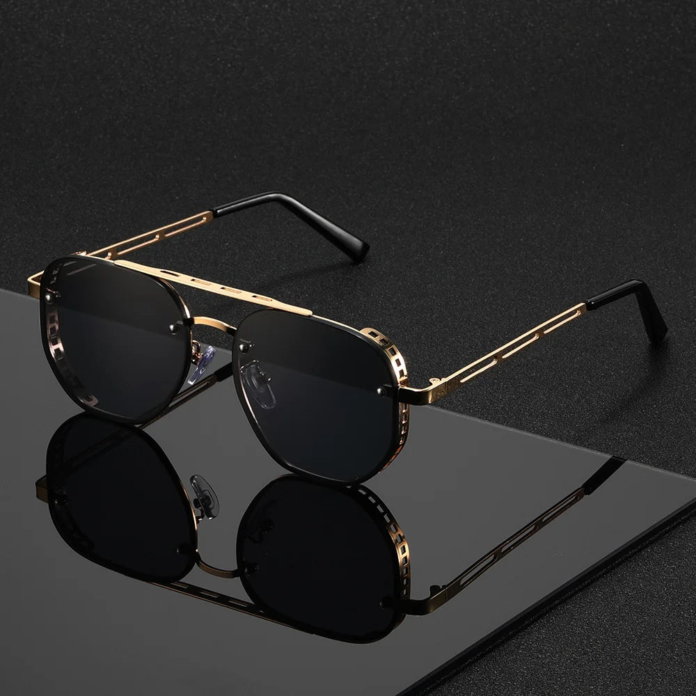 ZUPHAR™ Luxe Gold Mirror Sunglasses for Women