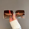 Oversized Square UV400 Sunglasses