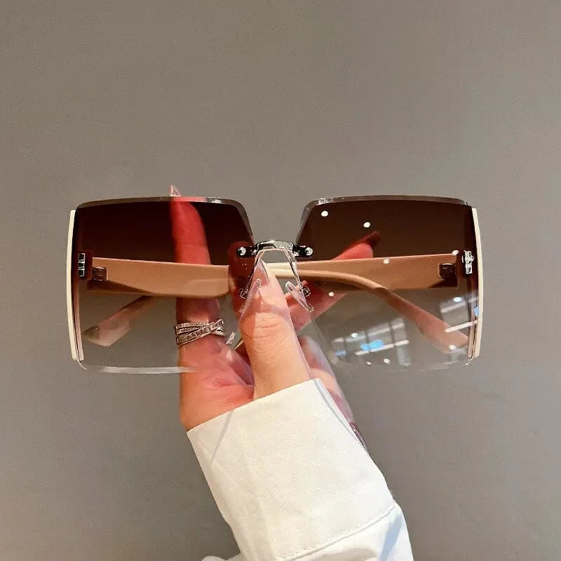 Oversized Square UV400 Sunglasses