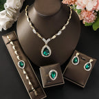 Vintage Teardrop Statement Jewelry Set