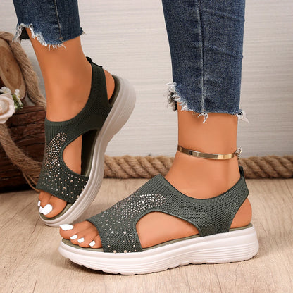 ZUPHAR™ Women’s Comfort Knit Wedge Sandals