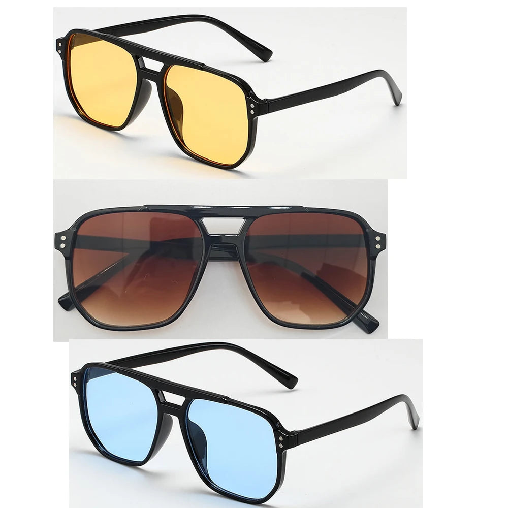 ZUPHAR™ Unisex Mirror Square Sunglasses