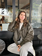 ZUPHAR™ Veste biker élégante