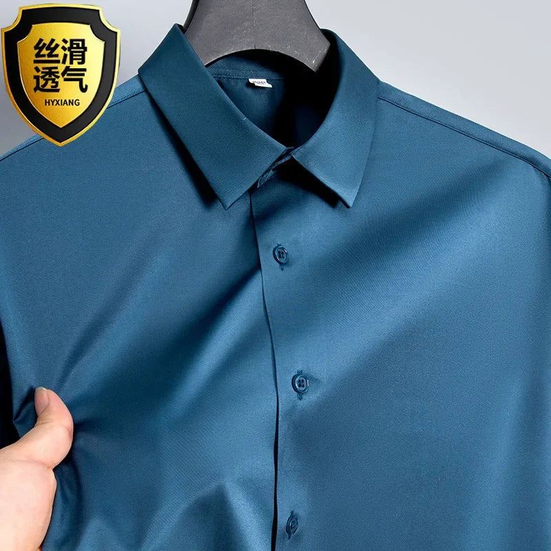 ZUPHAR Men's Wrinkle-Free Smart Casual Shirt