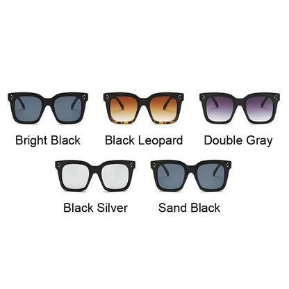 ZUPHAR Oversized Square Sunglasses for Women - Retro Big Frame with Gradient Lenses
