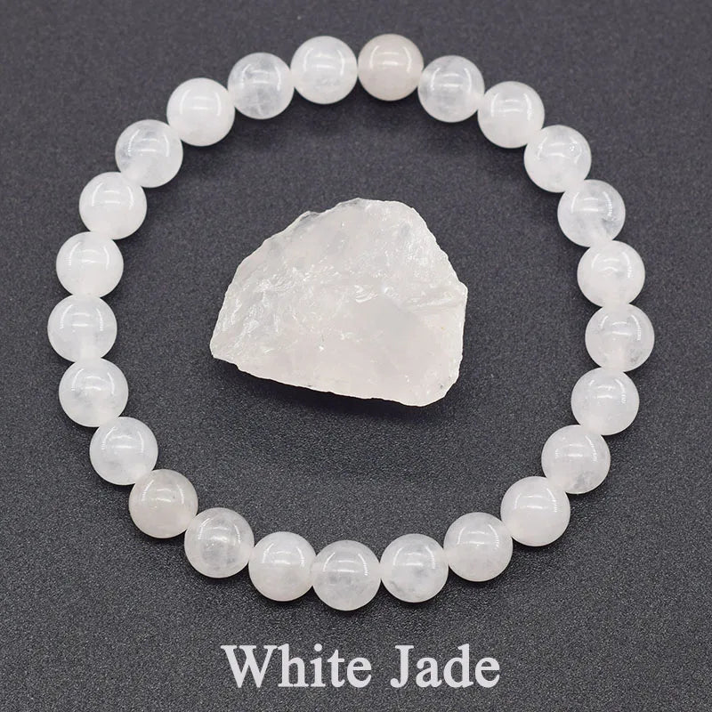 ZUPHAR™ AURA STONE™ Natural Stone Bead Bracelet – Healing Energy Jewelry
